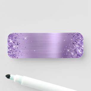 Glitterie Light Lila Foil Blank Namensschild