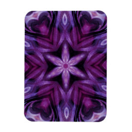 Glitterie Lila Kaleidoskop Herz Gradient Magnet