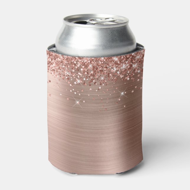 Glitterie Rose Gold Foil Blank Dosenkühler (Kanne Vorderseite)