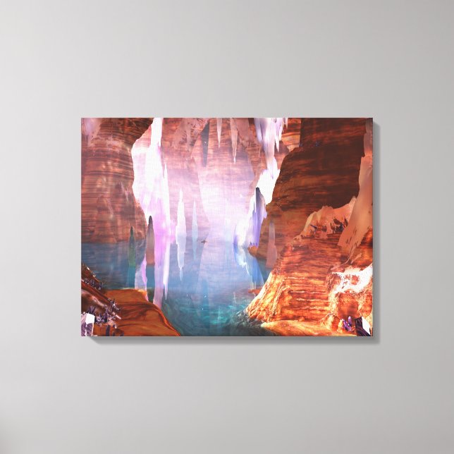 Glittering Caves Canvas Print Leinwanddruck (Vorderseite)