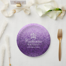 Glittering Crown Lila Lilac