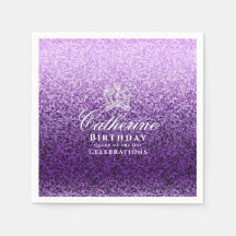 Glittering Crown Lila