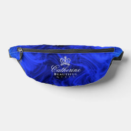 Glittering Crown Luxury Blue Bauchtasche