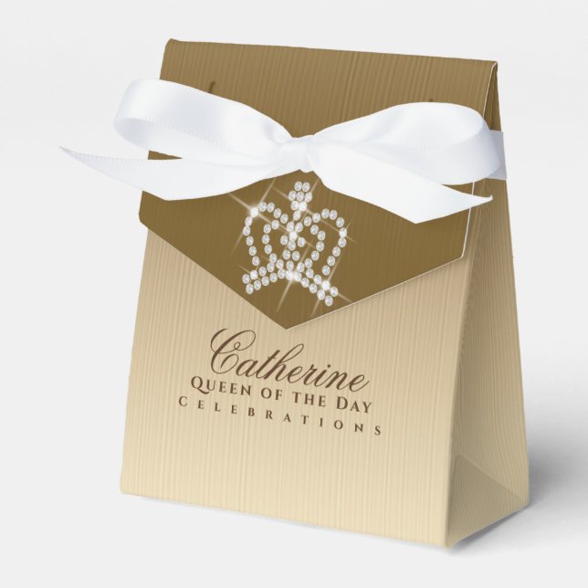 Glittering Crown Luxury Gold Geschenkschachtel (Vorderseite)