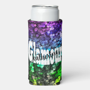 Glittering Glamour Sequin Selters Dosenkühler