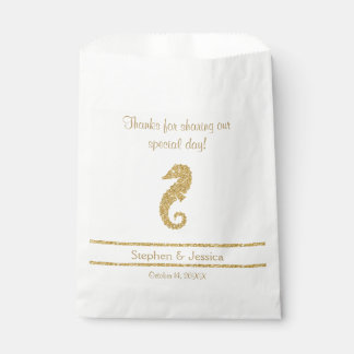 Glittering Gold "Danke...Sharing Our Day" Geschenktütchen
