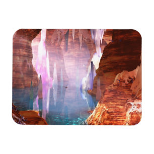 Glittering Höhlen Flexible Magnet