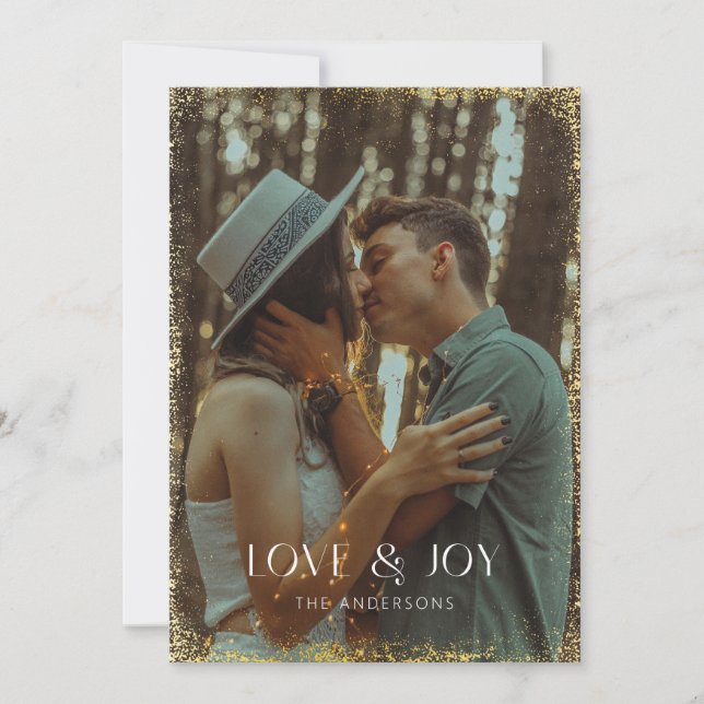Glittering Love & Joy Carte photo (Devant)