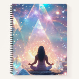 Glittering Pastel Meditations Universale Verbindun Notizbuch