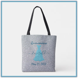 Glittering Quinceanera Gedenktasche Tasche