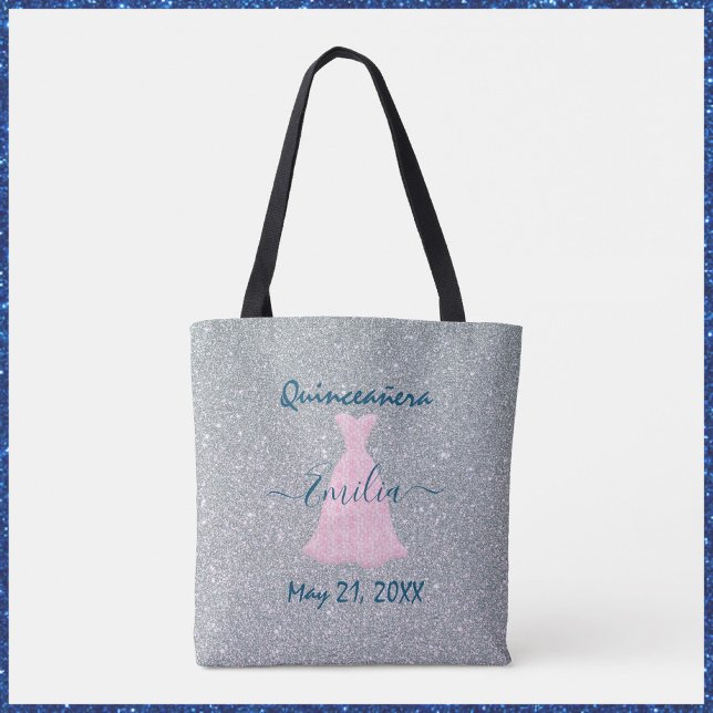 Glittering Quinceanera Gedenktasche Tasche (Von Creator hochgeladen)
