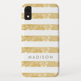Glittering Stripes Personalisiert iPhone Case-M Case-Mate iPhone Hülle