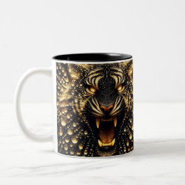 Glittering Tiger Zweifarbige Tasse