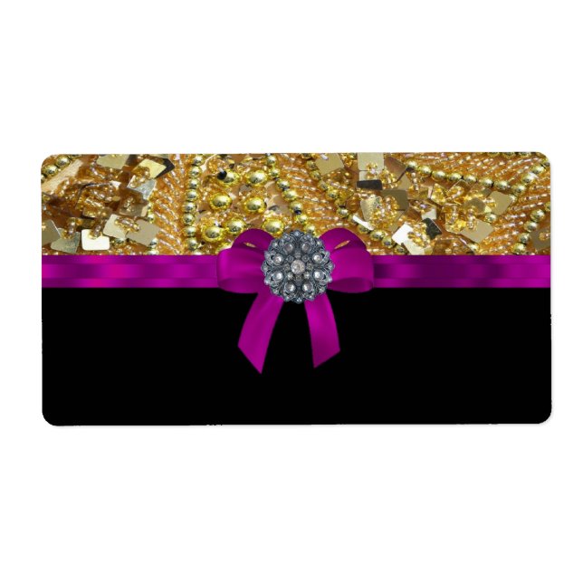 Glitterium gold & schwarz (Vorne)