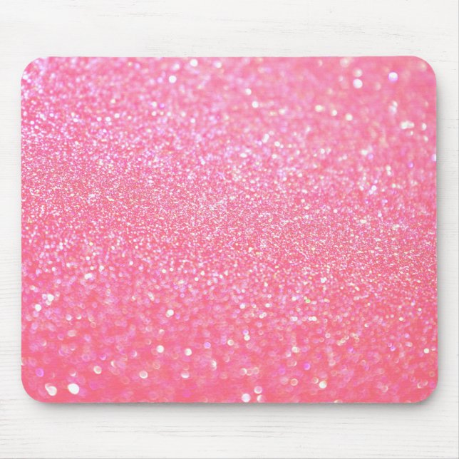 Glitterrosa Mousepad (Vorne)