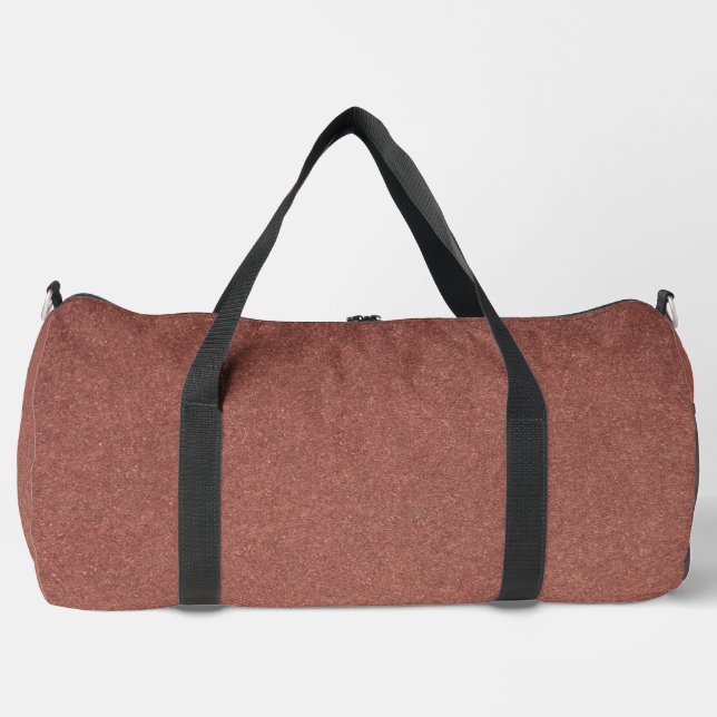 Glittery Brown Print Cut Nähen große Duffel-Tasche Duffle Bag (Vorderseite)
