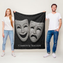 Glittery Comedy & Tragedy Drama Mask