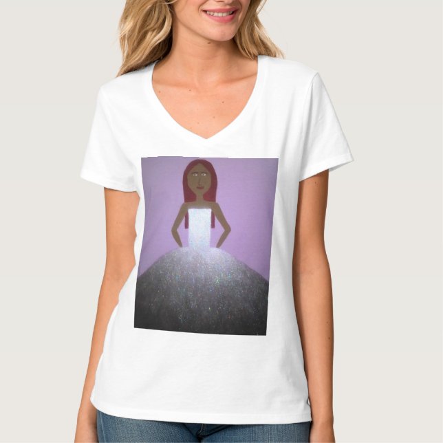 Glittery Dress T - Shirt (Vorderseite)