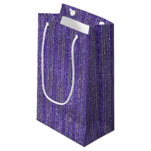 Glittery gestreifte Geschenk-Tasche Kleine Geschenktüte