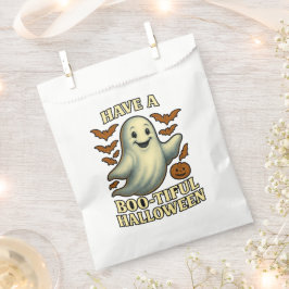 Glittery Ghost "Haben Sie ein boo-schönes Hallowee Geschenktütchen