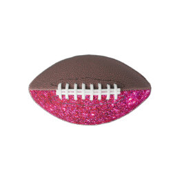 Glittery Glam Football Pink Sparkly Cute Ohrts