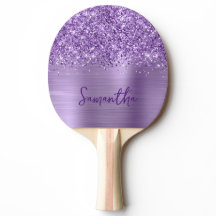Glittery Glam Royal Lila Name
