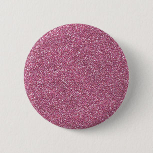 Glittery glänzende rosa Glitzern Button