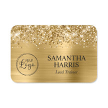 Glittery Gold Foil Logo