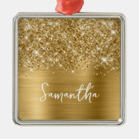 Glittery Gold Glam Name