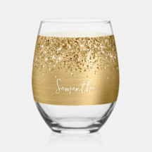 Glittery Gold Glam Name