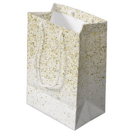 Glittery Gold Mittlere Geschenktüte