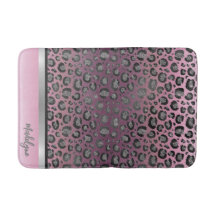 Glittery Leopard Print auf Hot Pink
