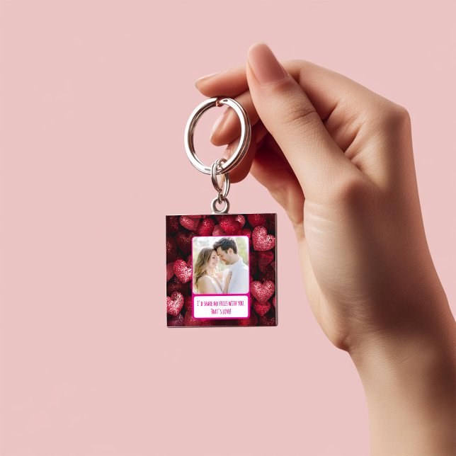 Glittery Liebe Meine Freunde teilen Schlüsselanhänger (Von Creator hochgeladen)