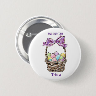 Glittery Oaster Basket Freude individuell anpassba Button
