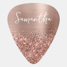 Glittery Rose Gold Glam Name