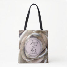 Glittery Silver Rose Petals Personalisiert