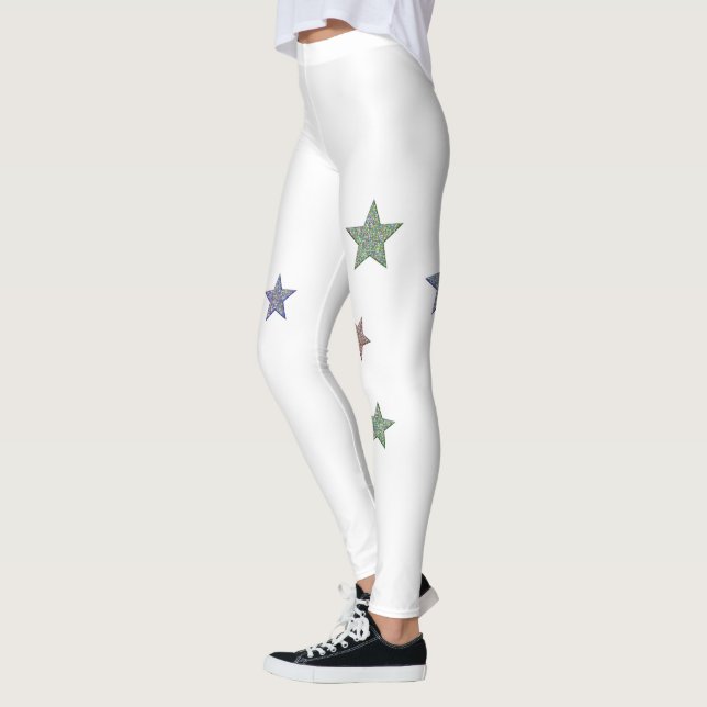 Glittery Stars Leggings (Links)