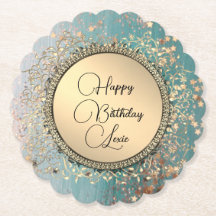 Glittery Stars Whimsical Geburtstag Personalisiert