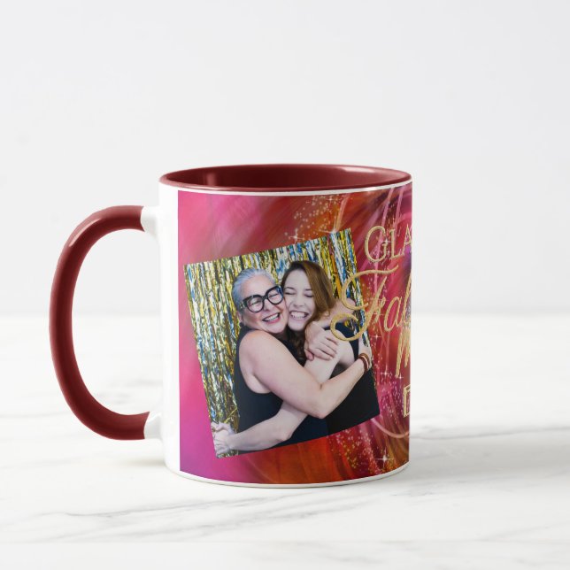 Glitttering Fabulous Mama Foto Tasse (Links)