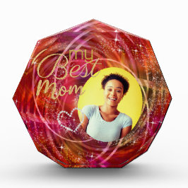 Glitttering mein Foto der besten Mama