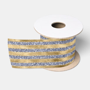 Glitz Alte Lila Glitzer Satinband