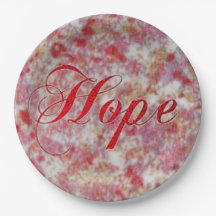 Glitz in Peppermint-Papierplatte