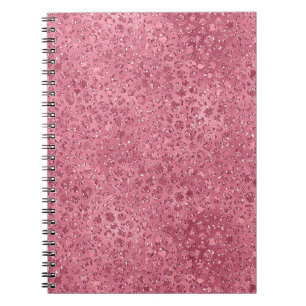 Glitz Leopard Glitzer Notizblock