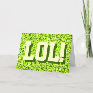 Glitz Limon 'LOL' 'Happy Birthday' Karte