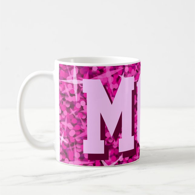 Glitz Pink "MAMA" Tasse (Links)