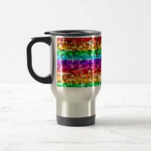 Glitz Rainbow-Tasse Reisebecher