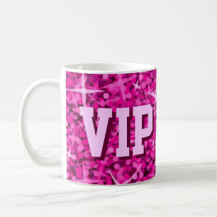 Glitz rosa "VIP-MAMA" Tasse