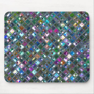 Glitz Tiles Multicolored 2 Print Mousepad