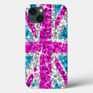 Glitz UK coque iphone imprimé rose