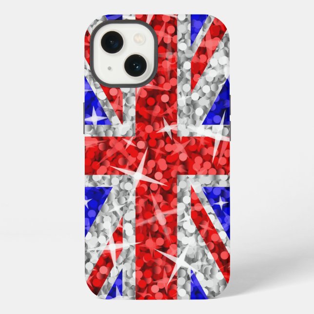 Glitz UK iPhone Case Hülle (Rückseite)